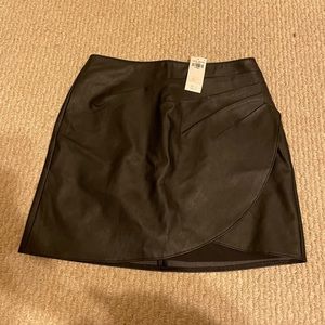 Abercrombie and Fitch Leather Skirt